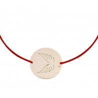 Bratara snur charm argint 925 ARIPI DE INGER LG080