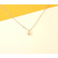 Colier din argint pandantiv diamant CA014