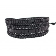 Bratara ALL BLACK DM 017