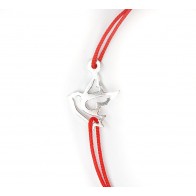 Bratara snur charm argint 925 PORUMBEL LG055