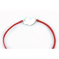 Bratara snur charm argint INIMIOARE LIPITE LG068