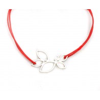 Bratara snur charm argint RAMURA LG040