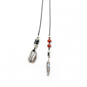 Colier-Choker-Silver-Shel-detaliu