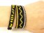Bratara-dama-model-galben-negru-mana